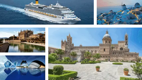 SGE Viagens e Turismo - Grupo Exclusivo Roteiro - Cruzeiro pelo Mediterrâneo com Ilhas Gregas 2025 Card